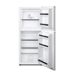 Summit FF711ESLLF2 18.75" W White Solid Door Accucold Refrigerator-Top Mount Freezer