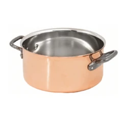 Matfer Bourgeat 367020 3.5 Qt. Stainless Steel Or Copper Bourgeat Casserole Pan
