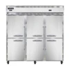 Continental Refrigerator 3RFF-HD 78" W Three-Section Solid Door Reach-In Refrigerator/Freezer