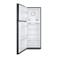 Summit FF1427BKLHD 26" W Black Solid Door Summit Refrigerator Or Top Mount Freezer