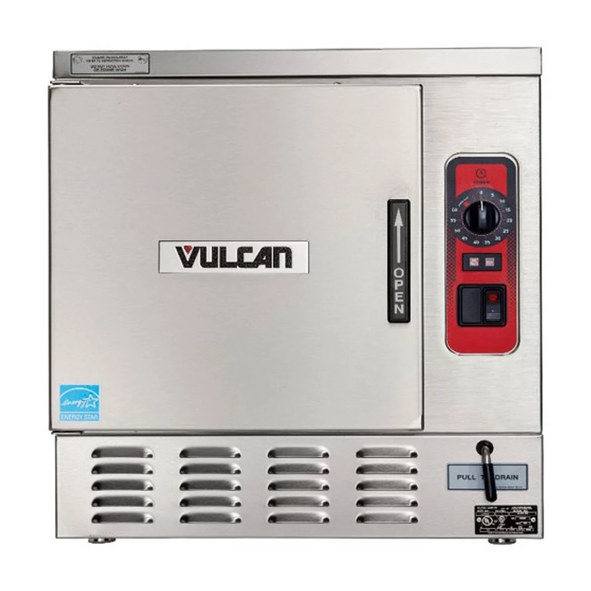 Vulcan C24EO5AF-E 5 Pan Boilerless Countertop Convection Steamer - 208 Volts 3 Phase 12 KW 3 Vulcan C24EO5AF-E 5 Pan Boilerless Countertop Convection Steamer - 208 Volts 3 Phase 12 KW