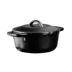 Lodge L1SP3 1 Qt. Cast Iron Cover With Self Basting Tips Serving Pot