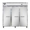 Continental Refrigerator 3RFF-SS 78" W Three-Section Solid Door Reach-In Refrigerator/Freezer