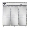 Continental Refrigerator DL3RRF-SA-PT-HD 78" W Three-Section Solid Door Pass-Thru Designer Line Refrigerator/Freezer