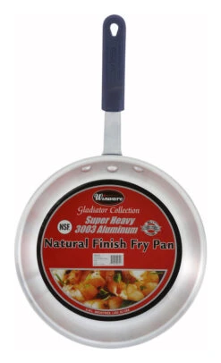 Winco AFP-12A-H 12" Aluminum Gladiator Fry Pan
