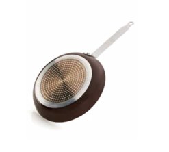 Matfer Bourgeat 665232 12.5" Stainless Steel And Aluminum Elite Fry Pan