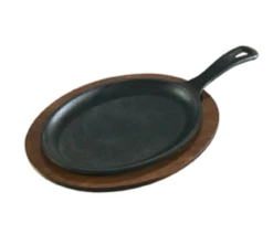 Lodge UOPB 11.75" W X 9.25" D Oval Wood Underliner (6 Each Per Case)