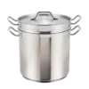 Winco SSDB-8S 8 Qt Stainless Steel / Aluminum Clad Bottom Steamer/Pasta Cooker -Kitchen Utensils Shop 205c5d4a 571a 4544 9fb3 d1e5deb3640b 26128.1678663109