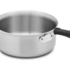 Vollrath 77739 1.5 Qt. 10 Gauge 3004 Aluminum Core TriVent Silicone Insulated Handle Tribute 3-Ply Sauce Pan
