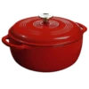 Lodge EC6D43 6 Qt. Red Porcelain Enameled Cast Iron Round Dutch Oven With Cover -Kitchen Utensils Shop 259441c8 a182 461d 8205 2defc109db67 71677.1700694082