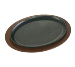 Lodge UJOP 15.5" W X 12" D Oval Wood Underliner (6 Each Per Case)