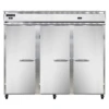 Continental Refrigerator 3RFFE 85.5" W Three-Section Solid Door Reach-In Extra-Wide Refrigerator/Freezer