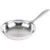 Vollrath 47751 9.38" Stainless Steel And Aluminum Intrigue Stainless Steel Fry Pans With Natural Finish