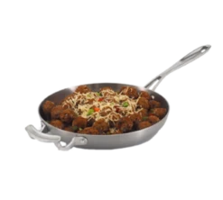 Vollrath 49413 2.25 Qt. Satin 3-Ply Construction Miramar Display Cookware Saute Pan