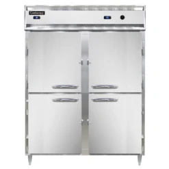 Continental Refrigerator DL2RWE-SS-HD 57" W Two-Section Reach-In Designer Line Refrigerator/Heated Cabinet