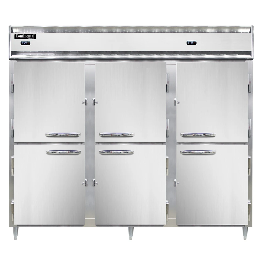 Continental Refrigerator DL3RRFE-SS-PT-HD 85.5" W Three-Section Solid Door Designer Line Refrigerator/Freezer 3 Continental Refrigerator DL3RRFE-SS-PT-HD 85.5" W Three-Section Solid Door Designer Line Refrigerator/Freezer