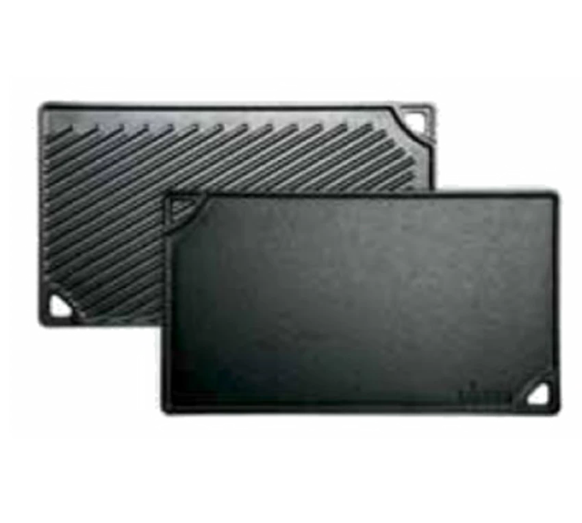 Lodge LDP3 16.75" W X 9.5" D Rectangular Double Burner Cast Iron Double Play Grill Or Griddle (2 Each Per Case) 3 Lodge LDP3 16.75" W X 9.5" D Rectangular Double Burner Cast Iron Double Play Grill Or Griddle (2 Each Per Case)
