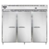 Continental Refrigerator DL3RRFE-PT 85.5" W Three-Section Solid Door Pass-Thru Designer Line Refrigerator/Freezer