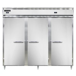 Continental Refrigerator DL3RRFE-PT 85.5" W Three-Section Solid Door Pass-Thru Designer Line Refrigerator/Freezer
