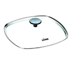 Lodge GLSQ10 10.62" Dia. Tempered Glass Dishwasher Safe Lid (3 Each Per Case)