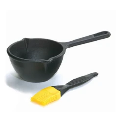 Lodge LMPB21 20 Oz. Cast Iron With Silicon Basting Brush Melting Pot (3 Each Per Case) -Kitchen Utensils Shop 3f98b779 1885 4064 8c82 0a952edb939e 41489.1700693753
