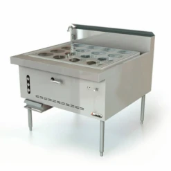 Jade JCS-39-NG 39" W Stainless Steel Natural Gas Titan Heavy Duty Chinese Dim Sum Steamer - 110,000 BTU