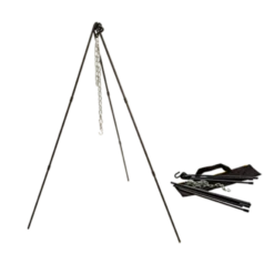 Lodge ATP2 40 To 60" Adjustable Legs Black Finish Dutch Oven Tripod (2 Each Per Case)