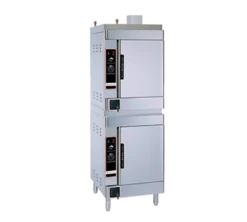 Market Forge SIRIUS II-12-NG (2) 6 Pan Natural Gas Convection Steamer - 52,000 BTU