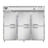 Continental Refrigerator DL3RFFES-SA-HD 85.25" W Three-Section Reach-In Designer Line Refrigerator/Freezer