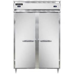 Continental Refrigerator DL2RFS-SA 52" W Two-Section Solid Door Reach-In Designer Line Refrigerator/Freezer