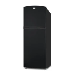 Summit FF1427BK 26" W Black Solid Door Summit Refrigerator Or Top Mount Freezer