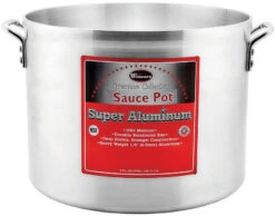 Winco AXHA-26 26 Qt. Aluminum Sauce Pot