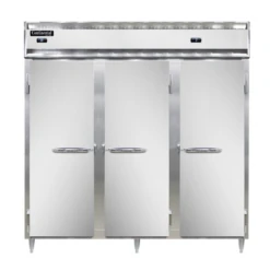 Continental Refrigerator DL3RRF 78" W Three-Section Solid Door Reach-In Designer Line Refrigerator/Freezer