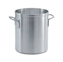 Vollrath 67512 12 Quarts 8 Ga. Standard Aluminum Natural Classic Stock Pot