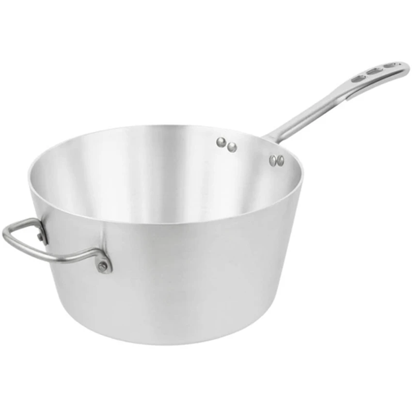Vollrath 67310 10 Qt. 11 Gauge Aluminum Alloy Plated TriVent Handle With EverTite Riveting Wear-Ever Tapered Sauce Pan 3 Vollrath 67310 10 Qt. 11 Gauge Aluminum Alloy Plated TriVent Handle With EverTite Riveting Wear-Ever Tapered Sauce Pan