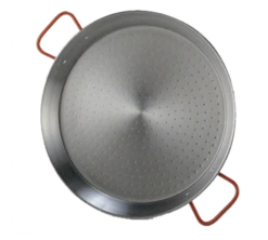Matfer Bourgeat 70522 7-7/8" Dia. Steel Round Paella Pan