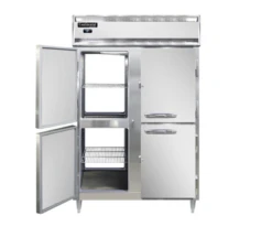 Continental Refrigerator DL2RF-PT-HD 52" W Two-Section Solid Door Designer Line Refrigerator/Freezer