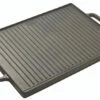 Matfer Bourgeat 71058 19 2/3" L X 13 3/4" W X 1 1/8 H Cast Iron Rectangle Guison Griddle