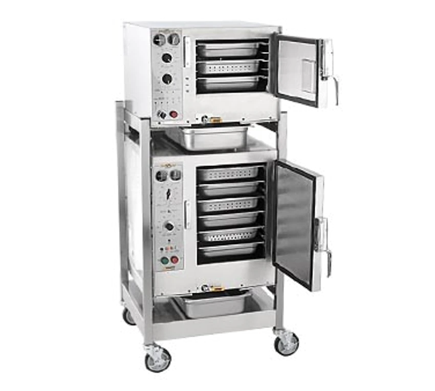 AccuTemp S3/S62401D060 2 Compartment Electric Two Steam'N'Hold Boilerless Convection Steamer - 240 Volts 3 AccuTemp S3/S62401D060 2 Compartment Electric Two Steam'N'Hold Boilerless Convection Steamer - 240 Volts