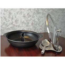 Spring USA 8258-8/30/2 12" 3 Qt Stainless Steel Round Motif Casserole Pan