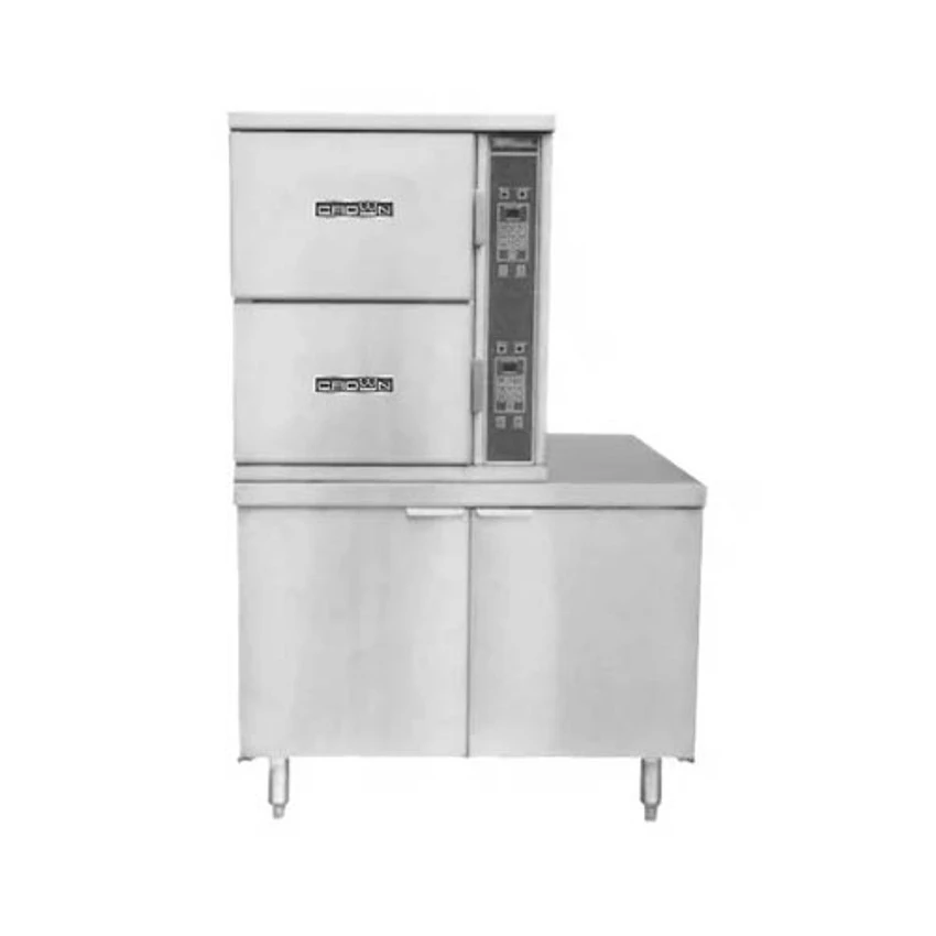 Crown SCX-10-36 5 Pan Steam Coil Convection Steamer 3 Crown SCX-10-36 5 Pan Steam Coil Convection Steamer