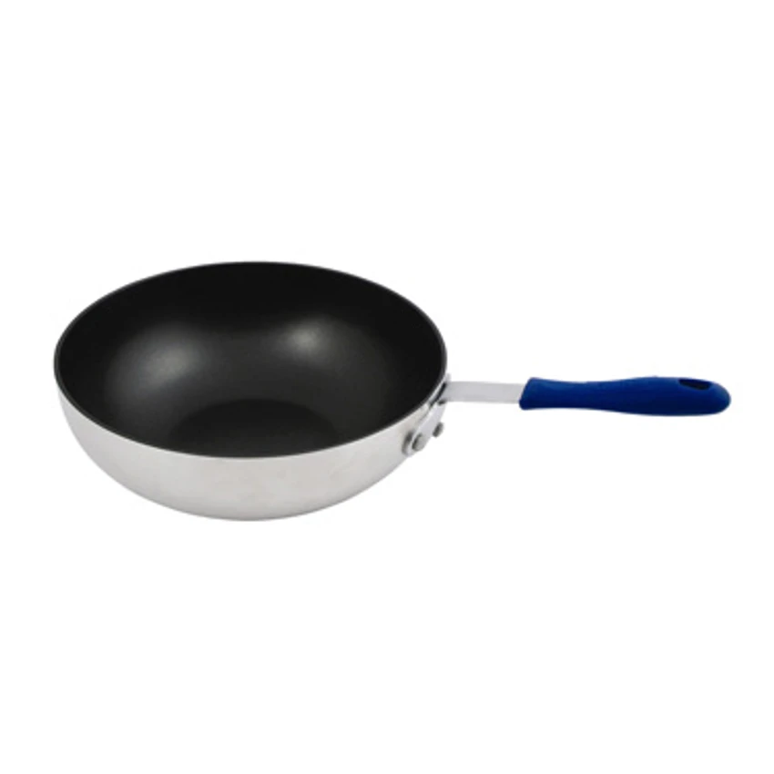 Winco ASFP-11NS 11" Dia. Round Aluminum Stir Fry Pan 3 Winco ASFP-11NS 11" Dia. Round Aluminum Stir Fry Pan