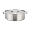 Winco SSLB-30 30 Qt. Aluminum Round Premium Brazier With Cover 1 Winco SSLB-30 30 Qt. Aluminum Round Premium Brazier With Cover -Kitchen Utensils Shop 80c95357 afb1 4fff bd86 7ae42a2f25fc 50706.1678652848