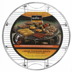 Chef Master 08600YFS 26.11" W X 25.9" D Round Plated Steel Mr. Bar-B-Q Cooking Grate