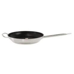 Thunder Group SLSFP4112 12" Dia. Stainless Steel Uncoated Fry Pans