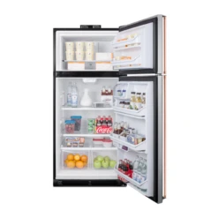 Summit BKRF18PLCP 29.63" W Stainless Steel Solid Door Break Room Refrigerator-Freezer