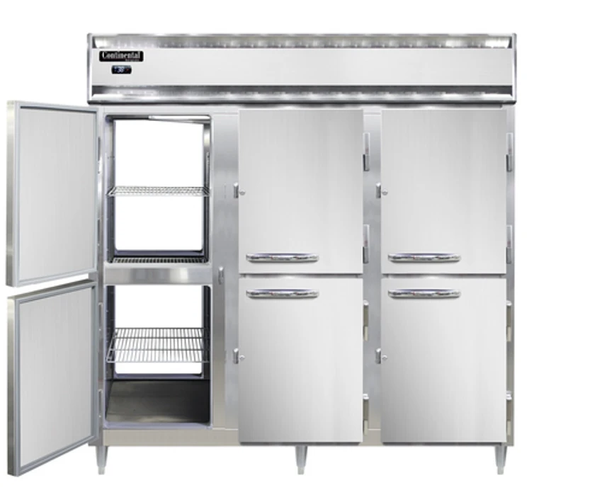 Continental Refrigerator DL3RRF-PT-HD 78" W Three-Section Solid Door Pass-Thru Designer Line Refrigerator/Freezer 3 Continental Refrigerator DL3RRF-PT-HD 78" W Three-Section Solid Door Pass-Thru Designer Line Refrigerator/Freezer