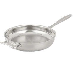 Vollrath 47753 Stainless Steel Intrigue Stainless Steel Fry Pans With Natural Finish