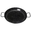 Winco CSPP-23E 23-5/8" Dia. Carbon Steel Round Paella Pan