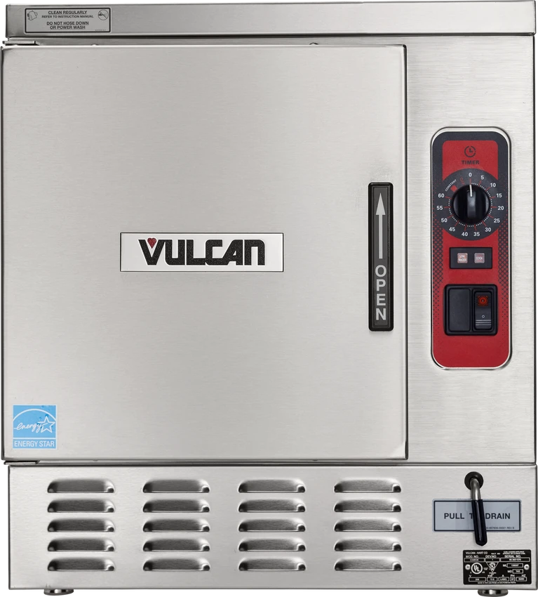 Vulcan C24EO5 5 Pans Electric Countertop Steamer - 208 Volts 3 Phase 12 KW 6 Vulcan C24EO5 5 Pans Electric Countertop Steamer - 208 Volts 3 Phase 12 KW - Image 4